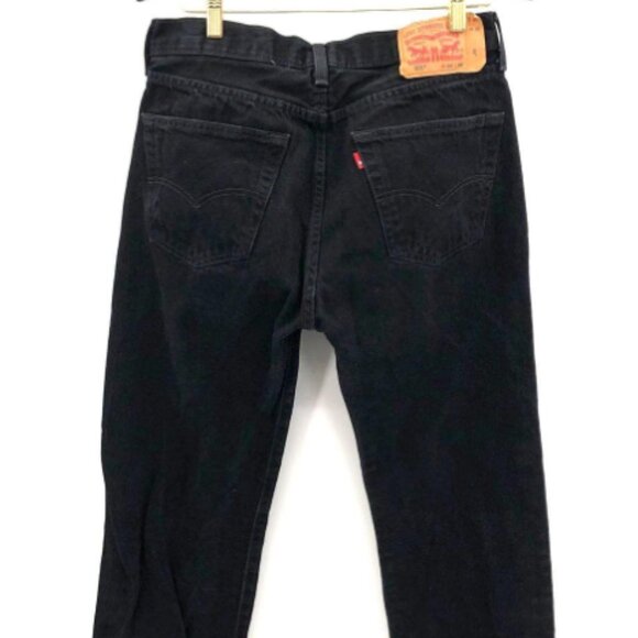 Levi Strauss & Co. (Levi's) Men's 501 Denim Jeans - Black - Size 34X34 - Picture 2 of 3